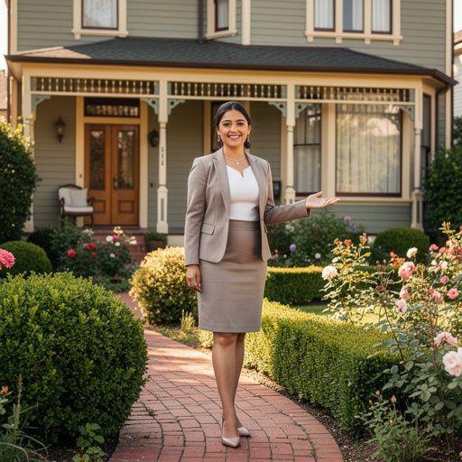 Старинные окна викторианского дома, украшенные витражами.